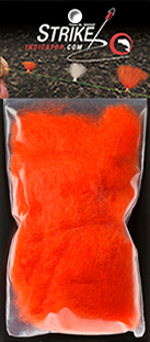 strike indicator wool orange package